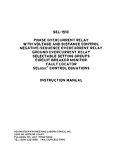 Schweitzer Engineering Laboratories SEL-151C Instruction Manual
