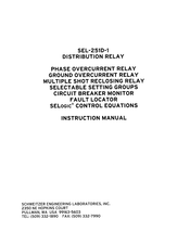 Schweitzer Engineering Laboratories SEL-251D-1 Instruction Manual