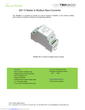 TekBox SDI-12 Manual