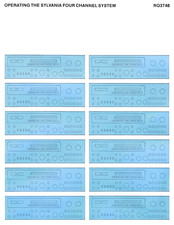Sylvania RQ3748 Manual