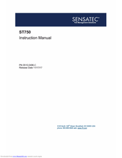RF Technologies Sensatec ST750 Instruction Manual