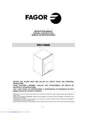Fagor FSV-144US Instruction Manual