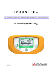 Promax TVHUNTER+ User Manual