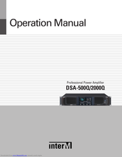 Inter-m DSA-500Q Operation Manual