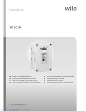 Wilo SK 601N Installation And Operating Instructions Manual
