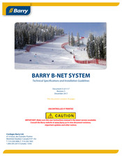 Barry B-Net Technical Specifications And Installation Manuallines
