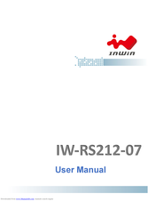 InWin Cobra IW-RS212-07 User Manual