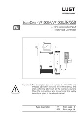 Lust VF1000M S58 Manual