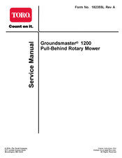 Toro Groundsmaster 1200 Service Manual