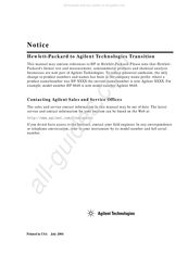 Hp 85640A Operation And Service Manual