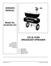 Agri-Fab 45-02102-101 Owner's Manual