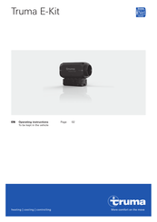 Truma E-Kit Manuals | ManualsLib
