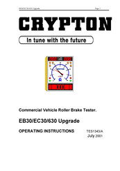 Crypton EC30 Operating Instructions Manual