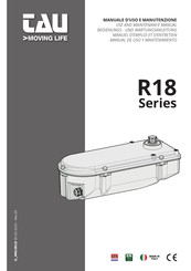 Tau R18 BENC/L Use And Maintenance Manual