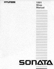 Hyundai Sonata 1991 Shop Manual