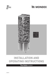 Mondex Kalla 9.0 Installation And Operating Instructions Manual