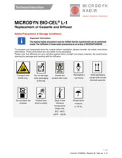 Microdyn Nadir Bio-Cel L-1 Technical Instructions