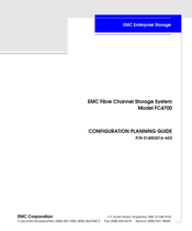 EMC FC4700 Configuration Planning Manual