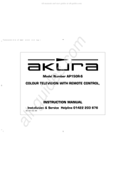 Akura AP150R-S Instruction Manual
