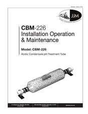 JJM Boiler Works CBM-226 Installation Operation & Maintenance