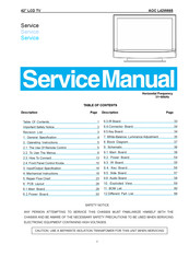 AOC Envision L42W665 Service Manual