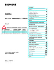 Siemens SIMATIC ET 200iS Manual