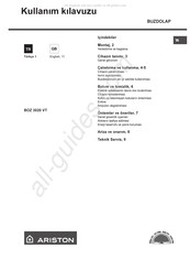 Ariston BOZ 3020 VT Operating Instructions Manual