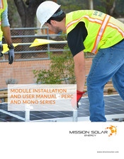 Mission Solar Energy MSE290SQ5T Installation And User Manual