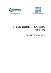 Aussie Surveillance SPEED DOME Series Operation Manual