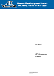 Tektronix TDS3FFT User Manual