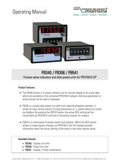 Motrona PB340 Operating Manual