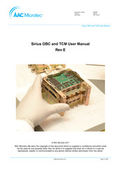 AAC Microtec Sirius OBC User Manual
