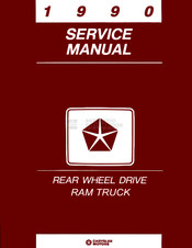 Dodge W150 1990 Service Manual