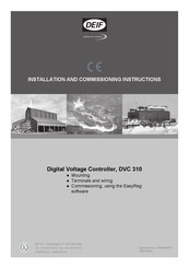 Deif DVC 310 Installation And Commissioning Instructions