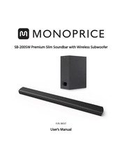 Monoprice SB-200SW User Manual