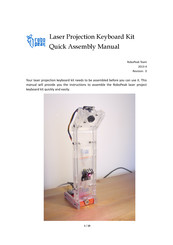 RoboPeak Laser Projection Keyboard Kit Quick Assembly Manual