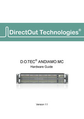 DirectOut Technologies ANDIAMO.MC Hardware Manual