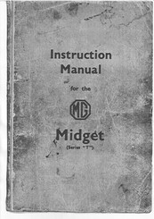 MG Midget T Series Instruction Manual