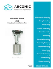 Arconic 225 Instruction Manual