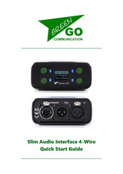 Green-Go GGO-SI4WR Quick Start Manual