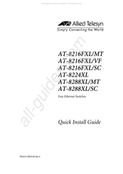 Allied Telesis AT-8288XL/SC Quick Install Manual