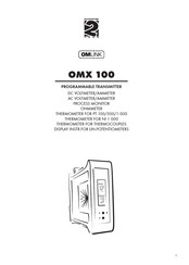 Orbit Merret OMX 100 Series Instructions Manual