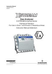 Emerson Rosemount Xstream Series Instruction Manual Addendum