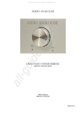 Audio Analogue CRECSENDO Owner's Manual