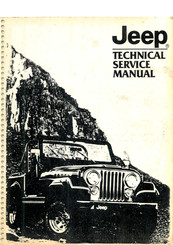 Jeep J-20 Series 1982 Technical & Service Manual