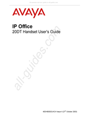Avaya IP Office 20DT User Manual