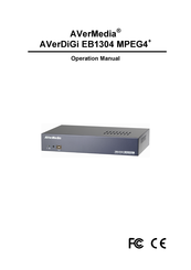 Avermedia AVerDiGi EB1304 MPEG4+ Operation Manual