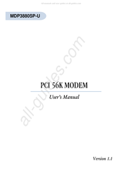 Aztech MDP3858SP-WE User Manual