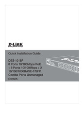 D-Link DES-1018P Quick Installation Manual