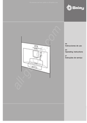 BALAY 3CF458X Operating Instructions Manual